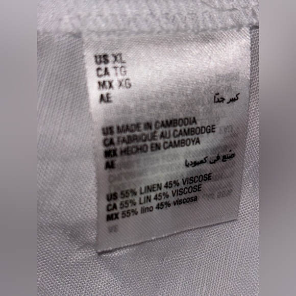 INC International Concept Women Linen Blend Halter Neck Sleeveless Top XL Beach - Picture 8 of 9